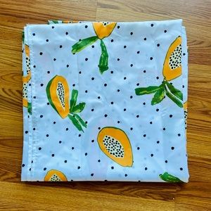Waterproof Papaya Fruit Shower Curtain